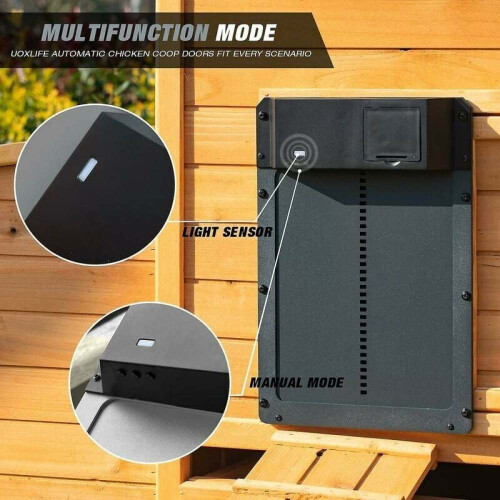 Automatic Chicken Coop Door, Works In Extreme Weather With Timer Control 2