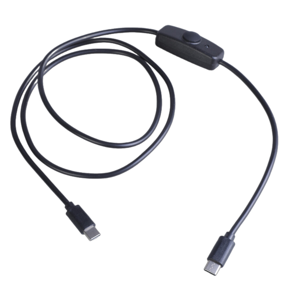 1M Long Usb C Power Supply Cable Feature Switching Button Light 7709000253128