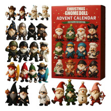 Christmas Gnomedoll 24 Days Advent Countdown Calendar Surprise Collectibles Party Decor