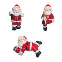 Santa Garden Statue Planter Hugger Figurines Miniature Claus Drink Holders Flowerpot Edge Decor