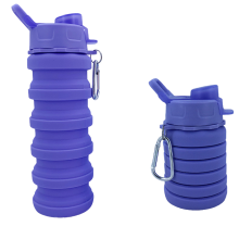 Adventure Ready, Collapsible Water Bottles Odorless BPA-Free Silicone, Leak-Proof Foldable Reusable Bottle For Active Lifestyles, Eco-Friendly Alterna