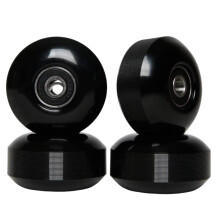 Skateboardrollen mit Kugellagern 52x30mm Street PU Parts Cruiser Longboard (4er-Set) Schwarz