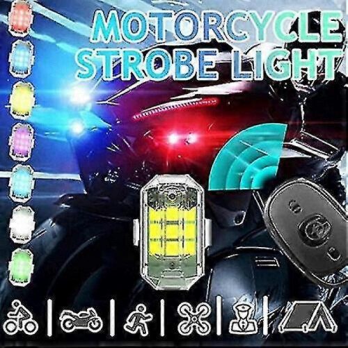 (2Pack) High Brightness Wireless Led Strobe Light, 7 Colors Rechargeable Flashing Lights 1