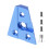 V Lock Battery Connection Plate for Secure Attachment To Camera Rig Blue 1