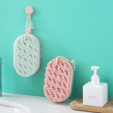 (Gray) Soft Bath Sponge Body Scrub Bast Wisp Massage Brcomh Body Washcloth Skin Scrubber Relax Exfoliating Skincare Shower Accessories