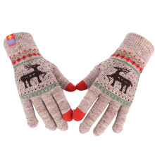 Weiche und bequeme Strickhandschuhe für kalte Klimazonen, strapazierfähige Winterhandschuhe halten warm, Touchscreen-kompatibel für winterliche