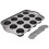 12 Cavity Mini Cheesecake Pan with 12 Pieces Removable Bottom 1