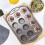 12 Cavity Mini Cheesecake Pan with 12 Pieces Removable Bottom 3