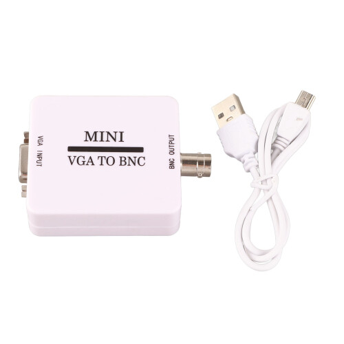 Μετατροπέας βίντεο USB Mini VGA σε BNC Προσαρμογέας υψηλής ανάλυσης Υποστήριξη για