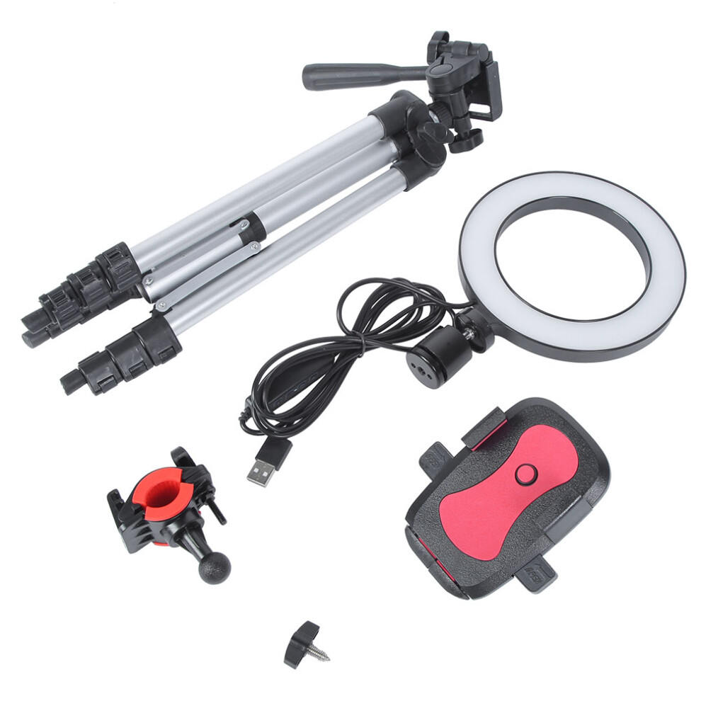Usb Powered Fill Ring Shape For Beauty Photography, 3 Color Modes Dimmable Led Lamp With Tripod And Phone Stand, Versatile Ing Tool For Str Light 9554910962176