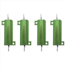 4 stuks chassismontage groene draadgewonden aluminium behuizing weerstand 50W 16 Ohm