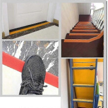(4cm, Blue) Pvc Stairs Anti-slip Strip Anti-collision Strip Self-adhesive Step Anti-slip Strip TW