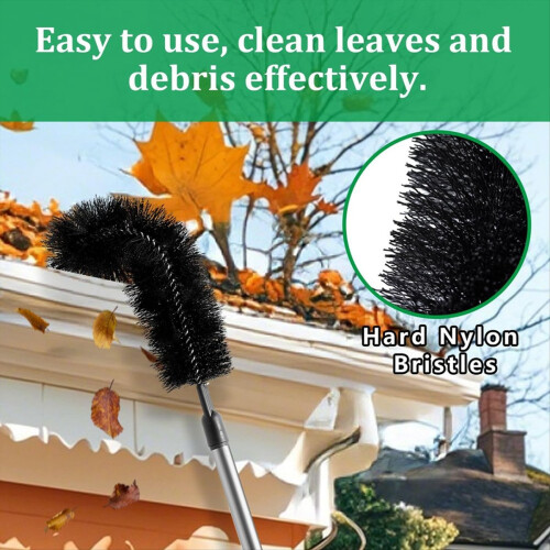 14 Ft Gutter Cleaning Tools From the Ground, Cleaner for Easy and Efficient A Safe Distance 2