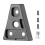 Easy To Use V Mount Battery Connection Plate for-Black 1