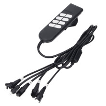 Contrôle à distance pour fauteuil inclinable électrique, 8 boutons, connecteur 5 broches, 4 moteurs, pièce de rechange pour fauteuil électr