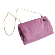 Tragbarer, wiederaufladbarer Handwärmer, beheizbare Handtasche aus weichem Cordmaterial mit Graphen-Schnellheiztechnologie, praktisches Design für