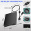 Leitor de disquete, unidade externa de 3,5 polegadas com USB tipo C, FDD portátil para laptop e PC. 3