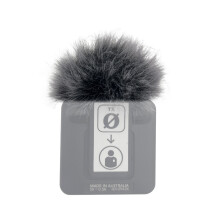 Microphone Windproof Cover Effective Noise-Black and white