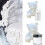6 Tone Shimmer Powder Blend For Nails Design-White 20ml 7