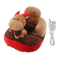 Canapé de soutien pour bébé, chaise haute en peluche pour apprendre à s'asseoir, position assise droite, design ergonomique, matériaux adaptés