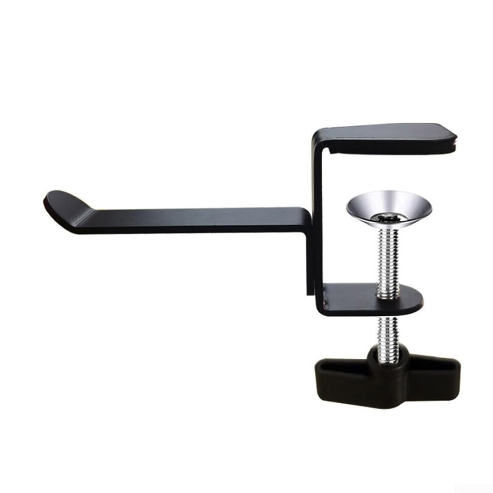 Desktop Metal Headphone Holder, Cshape Design, Stable Aluminum Desk Stand For Overear Headphones, Matte Black 9189345662010