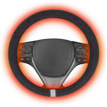 12v Heated Steering Wheel Cover Tangle Free Design Car Heating Hand Warmer 15in Kit Tw