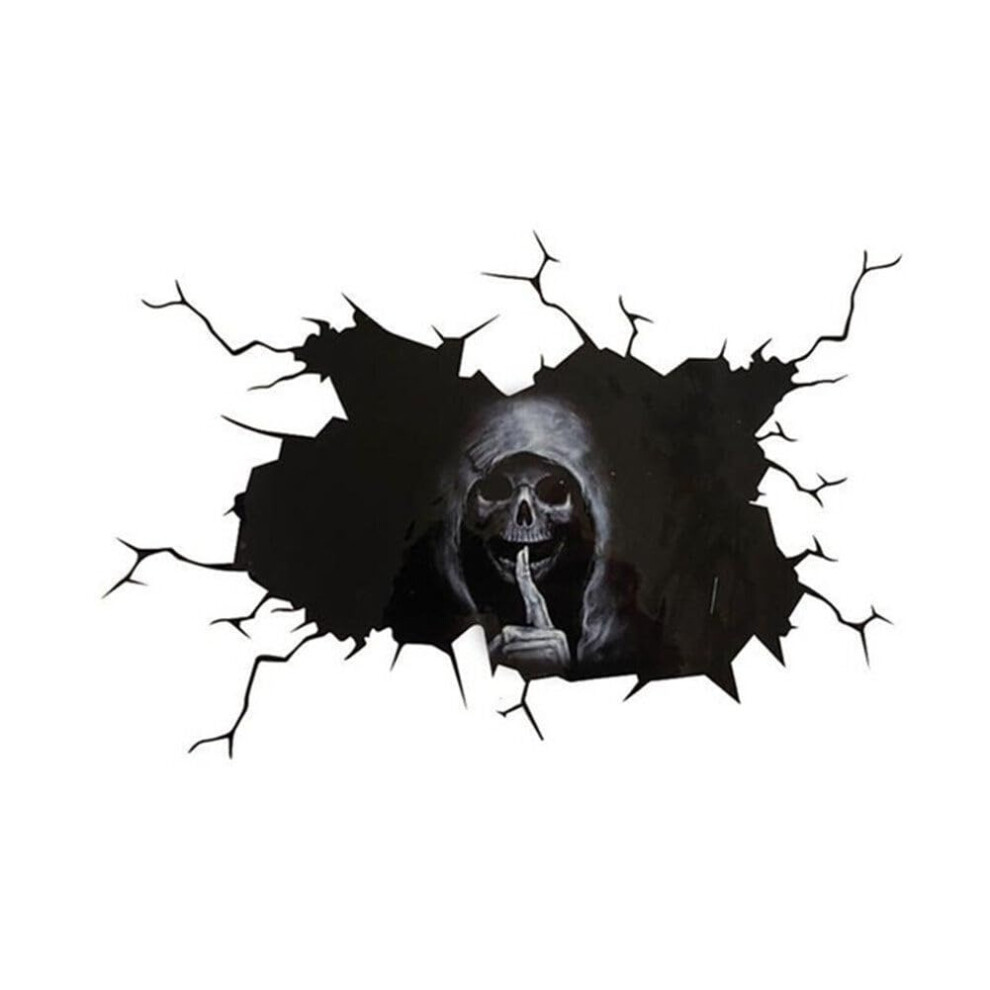 Halloween Car Sticker Skull Decal Waterproof Uv Resistant For Windows Cars Motorcycles 20X30cm 9189345662164
