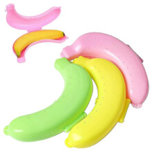 Banana Box, 3 Pack Different Color Banana Holder Outdoor Travel Cute Banana Protector Storage Box