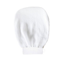 (WHITE) 1Pc Hot Moroccan Hammam Exfoliating Mitt Kessa Scrub Glove Preparation Durable Shower Scrub Gloves Body Facial Tan Massage Mitt