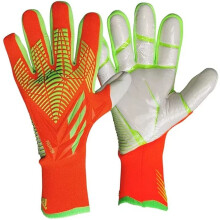 Professional men's latex soccer goalkeeper gloves, finger protection, size 8