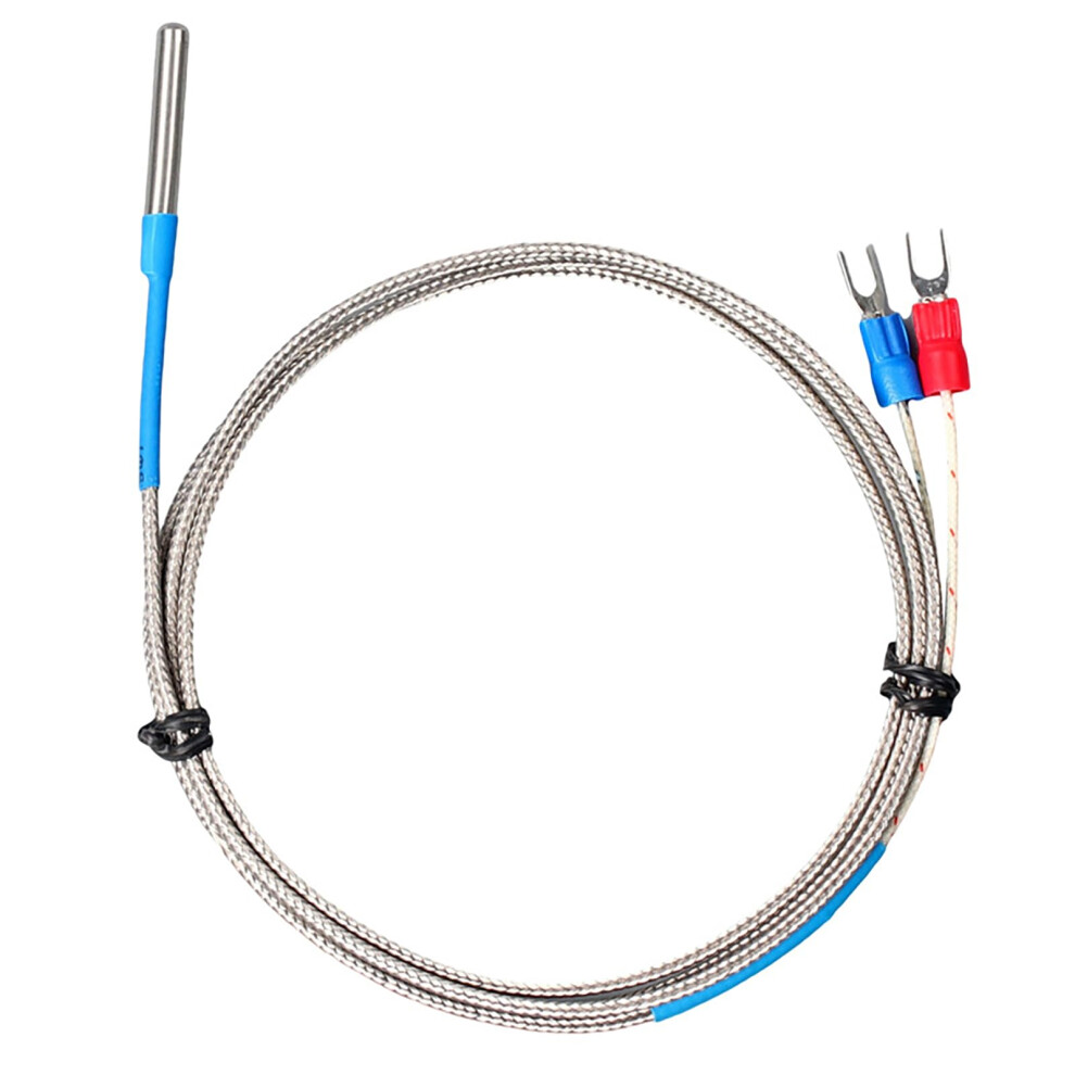 Ktype Thermocouple Probe, 30X4mm Stainless Steel Cylindrical Temperature Sensor, 0400C Range 9426802908008