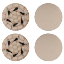 Decorative garden stepping stones for paths outdoors, robust and weatherresistant landscaping solution for durable walkways 02 beige