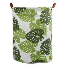 Cotton Linen Fabric Laundry Hamper, Multi-purpose Storage For Home Textiles, Toys, And Clothes In Nursery, Dorms, Campers, Apartments, Hotels, And Uti