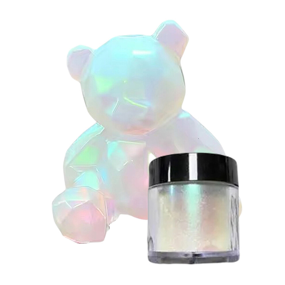 Green Multicolor User Friendly Shimmer Powder For Crafting- 10Ml