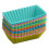 Farfi 12pcs Pastry Cup Impermeable Fine Workmanship Rectangular Silicone Jelly Cake Baking Cup for Bakery 1