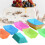 Farfi 12pcs Pastry Cup Impermeable Fine Workmanship Rectangular Silicone Jelly Cake Baking Cup for Bakery 3
