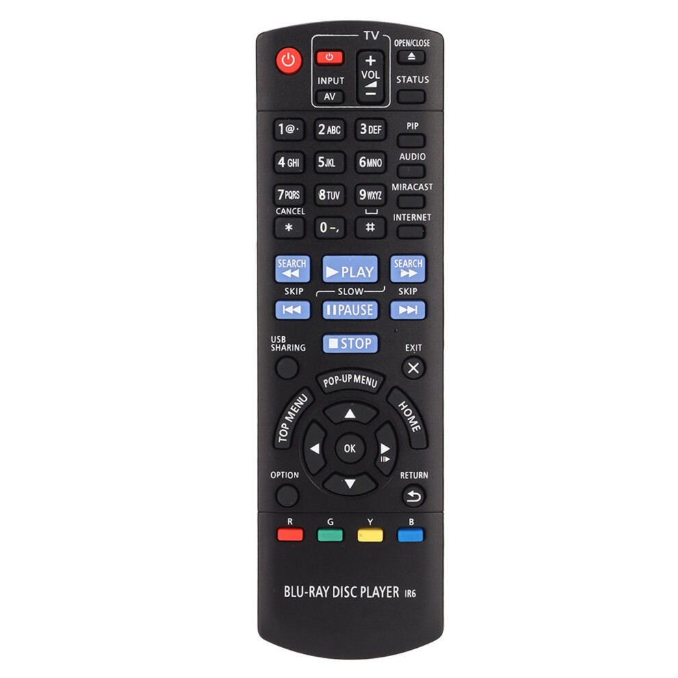 Replacement Remote Control For Panasonic Blu-Ray Disc Dvd Player,No Programming Or Pairing Needed,Ir Remote Controller With Multi-Function Buttons 9420858948155