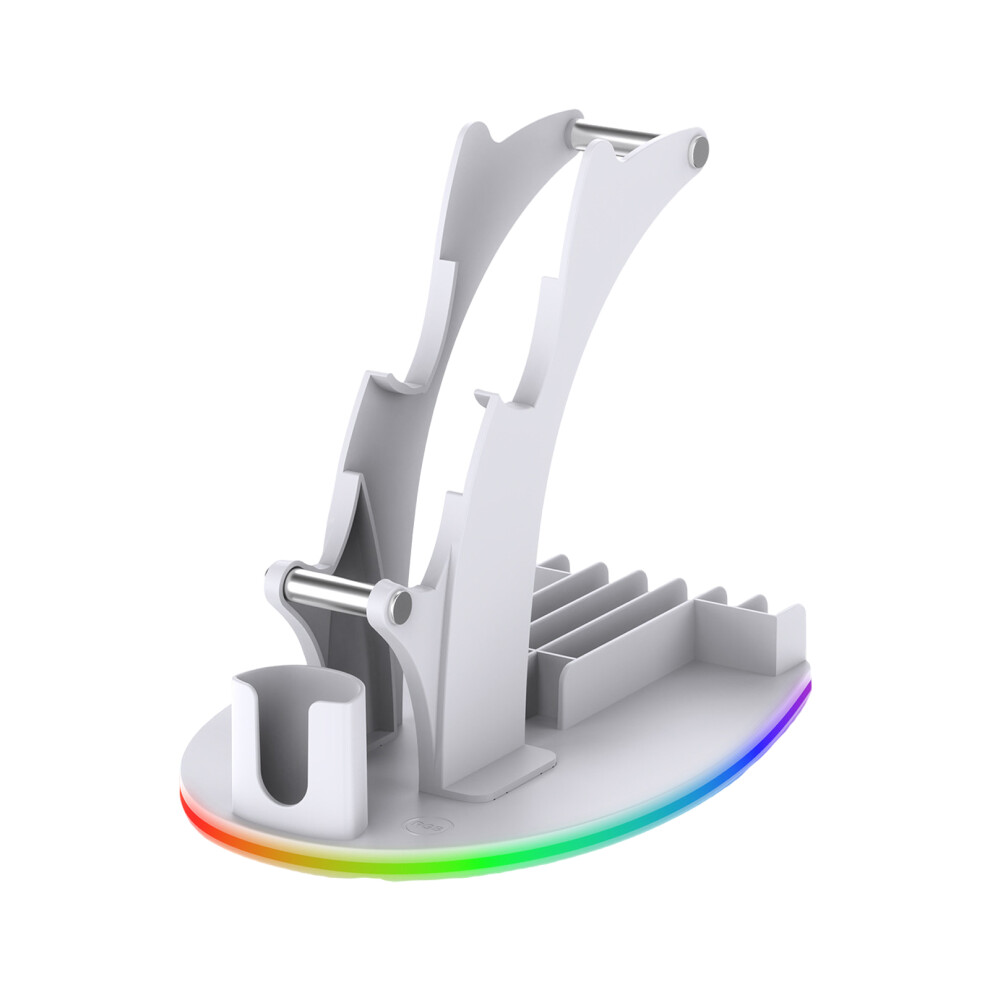 Gamepad Storage Solution Desktop Organiser Rack Holder- White 7709000253579