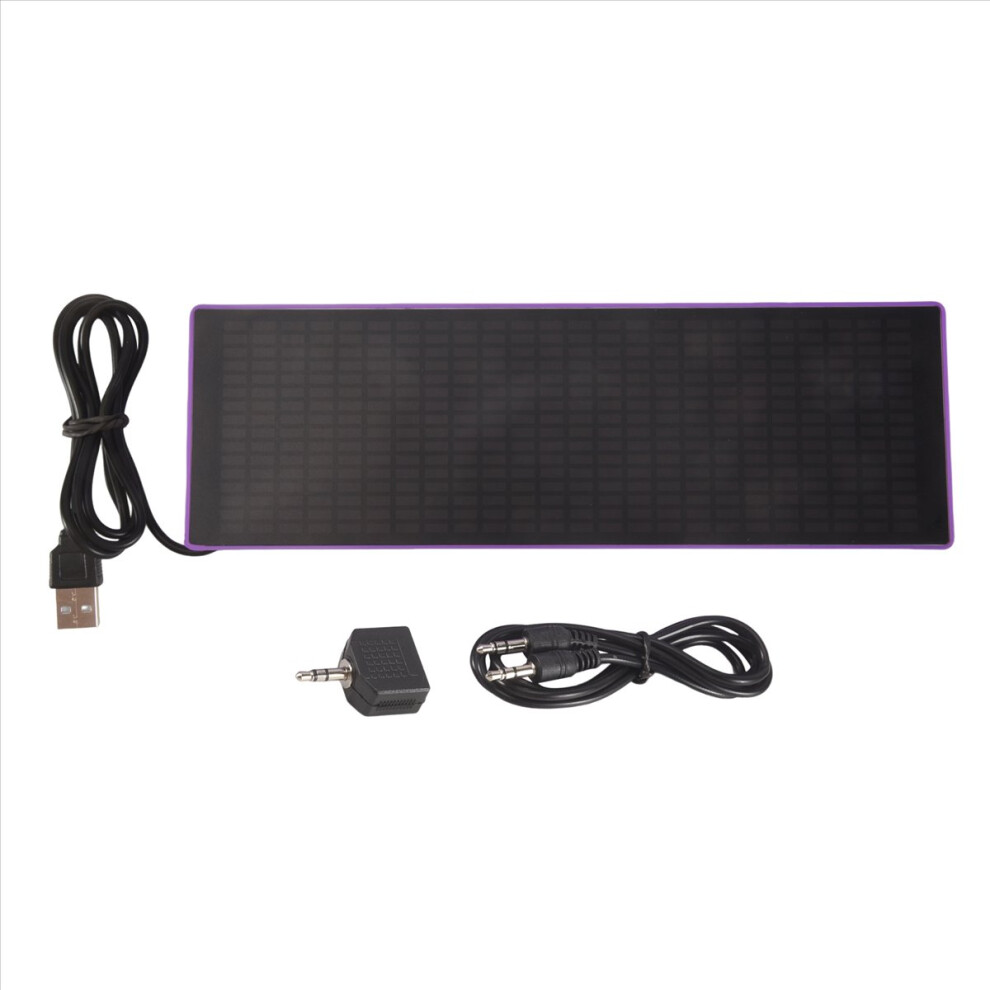 Led Music Spectrum Display Rgb Colorful Pickup Atmosphere Lamp Voice Control Level Indicator Light 4852940107556