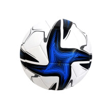 Soft PVC Cover For Size 5 Soccer Ball Blue League Match Football Smooth Handling