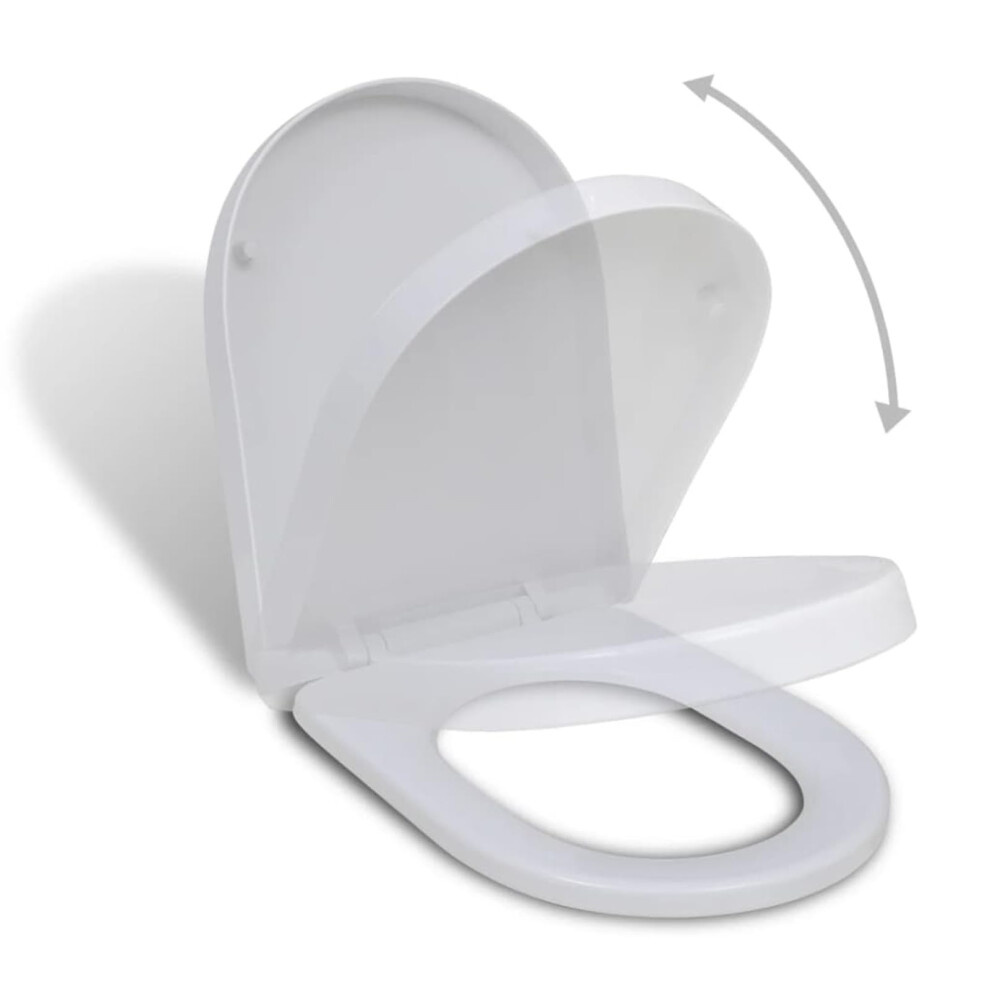 Toilet Seat With Slowclose Mechanism, Quickrelease, Easy Topmount, White 9119770791610