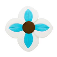 Driving Cars Baby Bathtub Mat Light Blue One Size Flower Shaped Bath Mat For Tub Portable Soft Pad For Baby