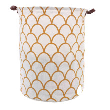 Dirty Laundry Hamper For Bedroom And Office, Large Round Storage Bin With Multipurpose Home Organizer