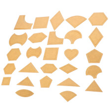 Quilting templates set with 27 pieces patchwork templates acrylic patchwork shapes craft tools for quilting and sewing
