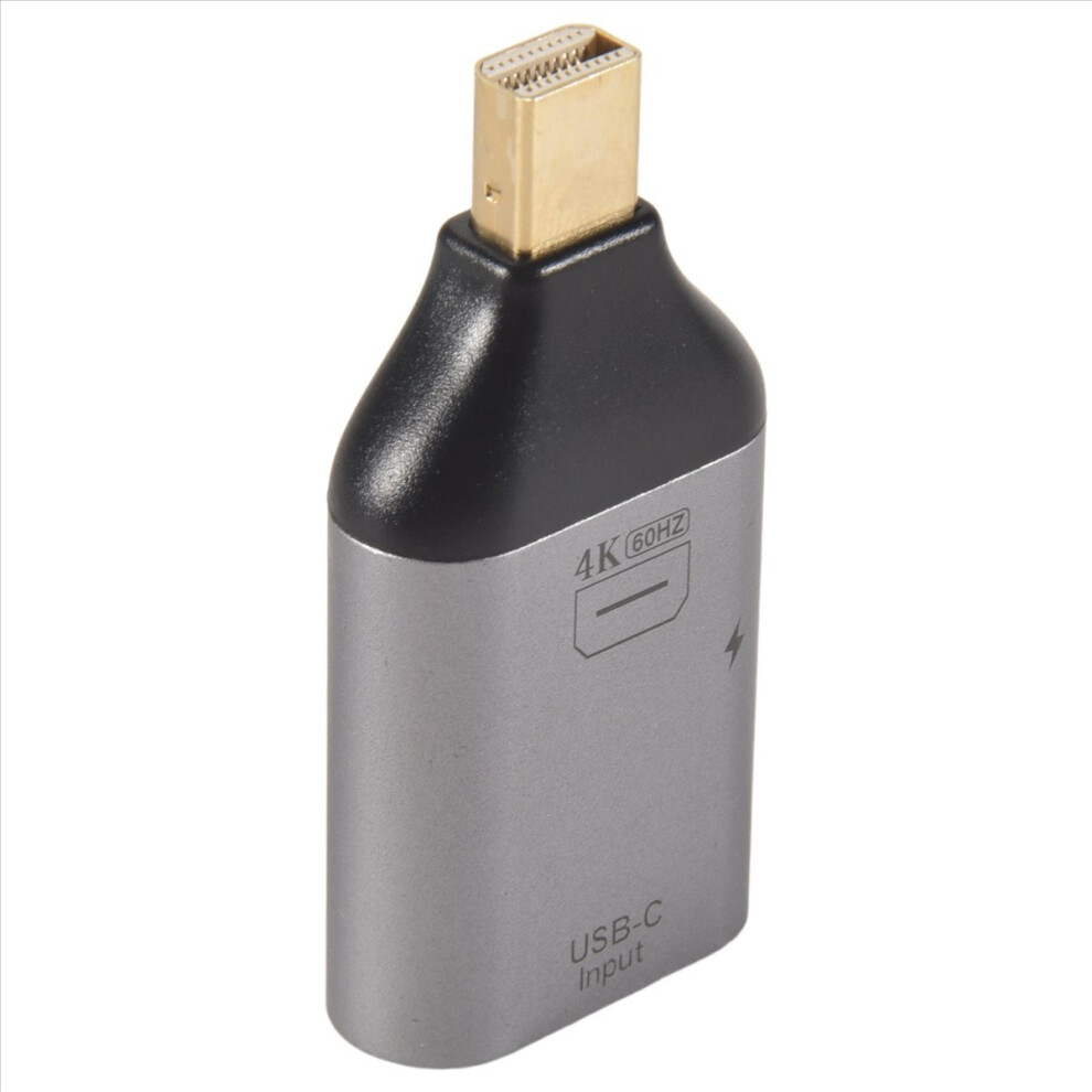 Usb C Adapter Type-C Female To Hdmi-Compatible Dp Minidp Male Hd Video 4K@60Hz (Mini Dp-Compatible Interface) 4852940116541