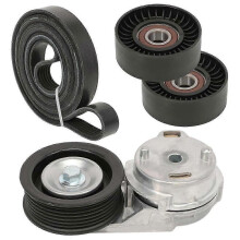 38382 Drive Belt Tensioner Pulley Assembly Kit for Ram 1500 2500 3500 2003-2008 53032130AA 53032130AC 38058 Edition 0926
