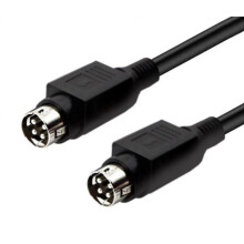 4Pin Speaker Cable for R1700BTR1600TIII Speaker 4Pin DIN Male to Male Cord Highly Temperature Resistant PVC Cover 2.5M Edition 0703