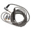Universal Replacement Cable For IEMs Silver Plated Multi Core Wire Enhanced Bass Response Clear Midrange MMCX Plug Long Term Durability, Good Sound 8