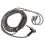 Universal Replacement Cable For IEMs Silver Plated Multi Core Wire Enhanced Bass Response Clear Midrange MMCX Plug Long Term Durability, Good Sound 4