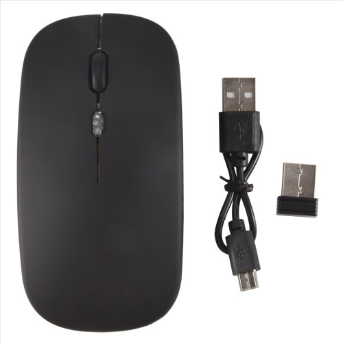 Wireless Mouse Bluetooth 5.1 Rechargeable LED Silent USB Optical Ergonomic Gaming 2.4G Backlite